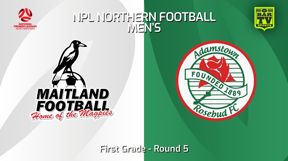 240323-NNSW NPLM Round 5 - Maitland FC v Adamstown Rosebud FC Slate Image