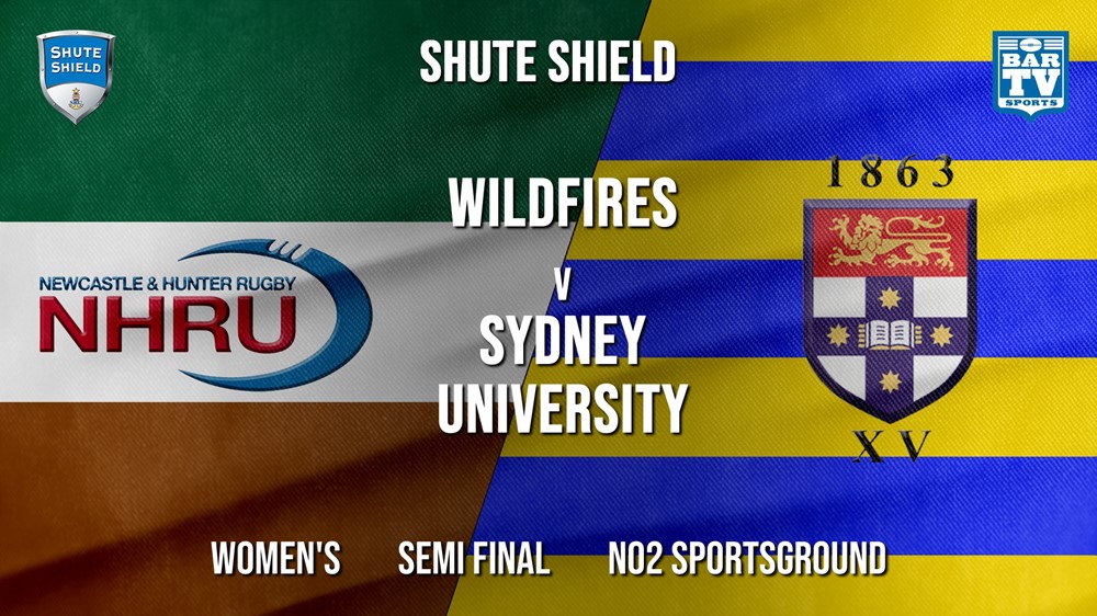 Shute Shield Semi Final - Women's - NHRU Wildfires v Sydney University Slate Image