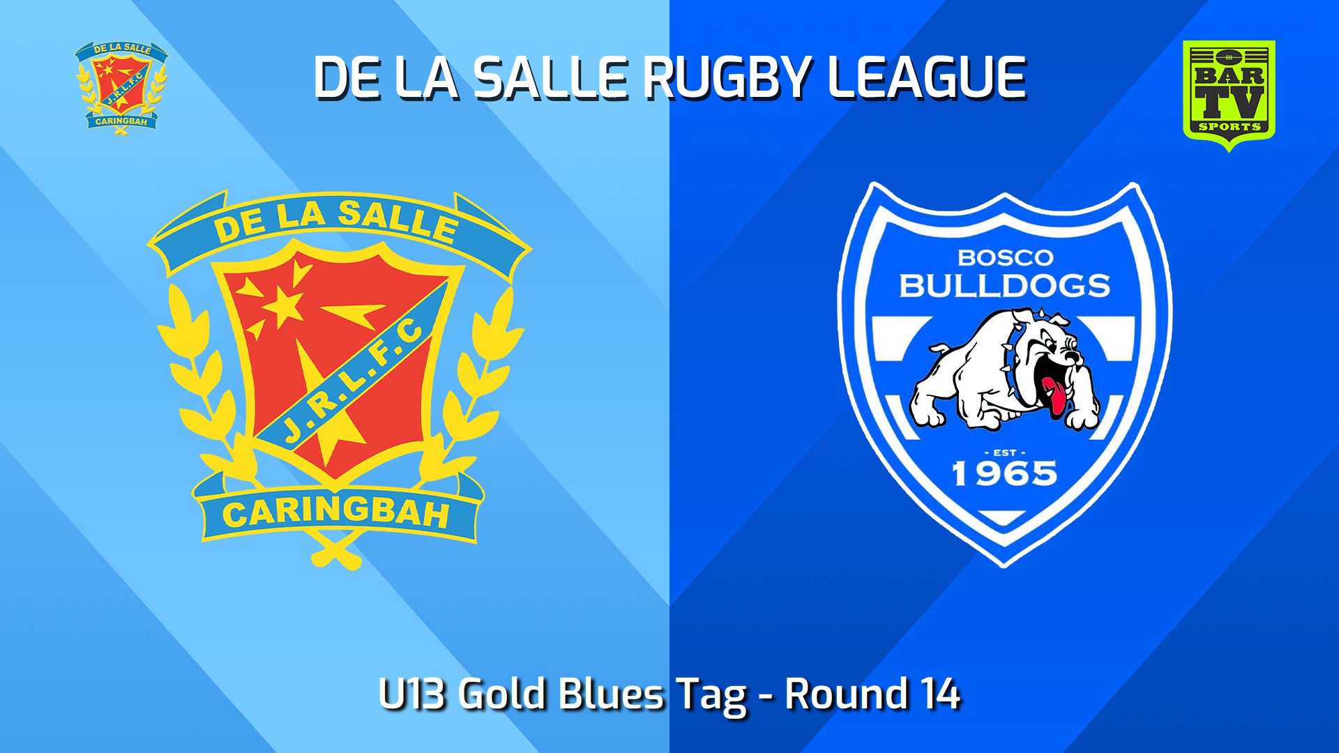 240804-video-De La Salle Round 14 - U13 Gold Blues Tag - De La Salle v St John Bosco Bulldogs Slate Image