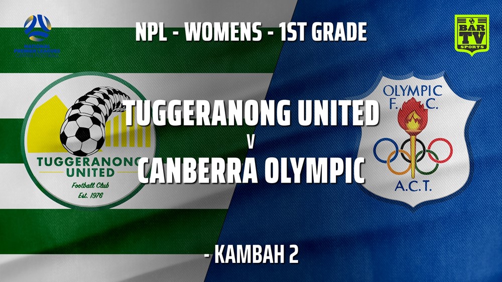 210524-NPLW - Capital Tuggeranong United FC (women) v Canberra Olympic FC (women) Slate Image