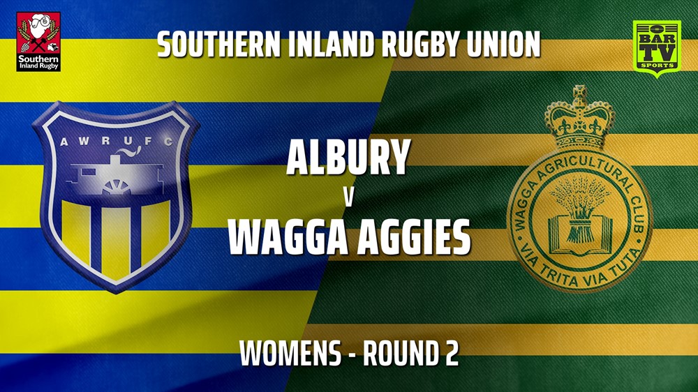 Southern Inland Rugby Union Round 2 - Womens - Albury Steamers v Wagga Agricultural College Slate Image