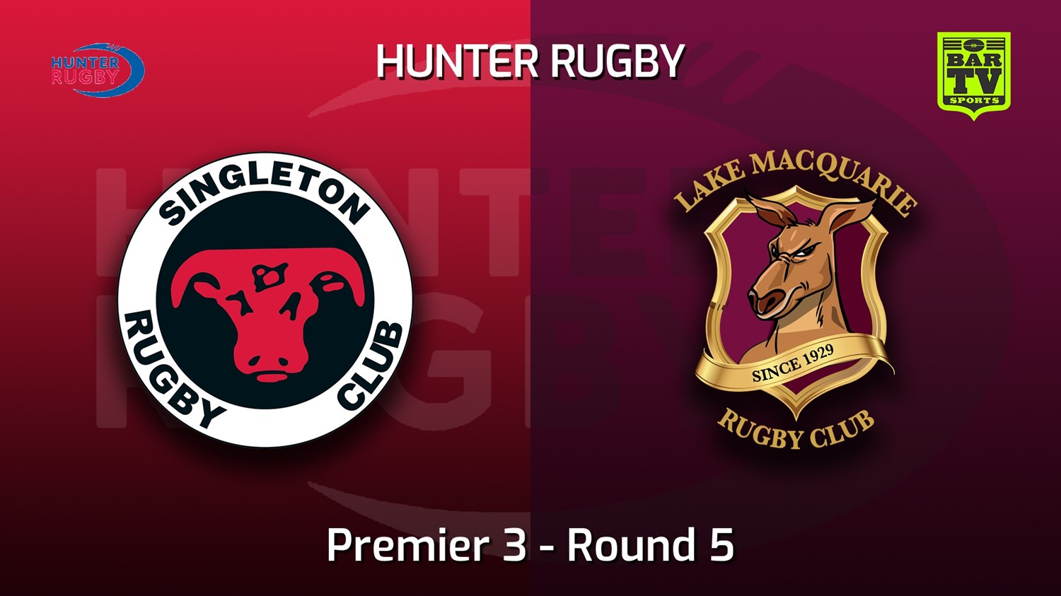 220521-Hunter Rugby Round 5 - Premier 3 - Singleton Bulls v Lake Macquarie Slate Image