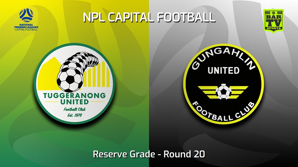 230827-NPL Women - Reserve Grade - Capital Football Round 20 - Tuggeranong United FC (women) v Gungahlin United FC (women) Slate Image