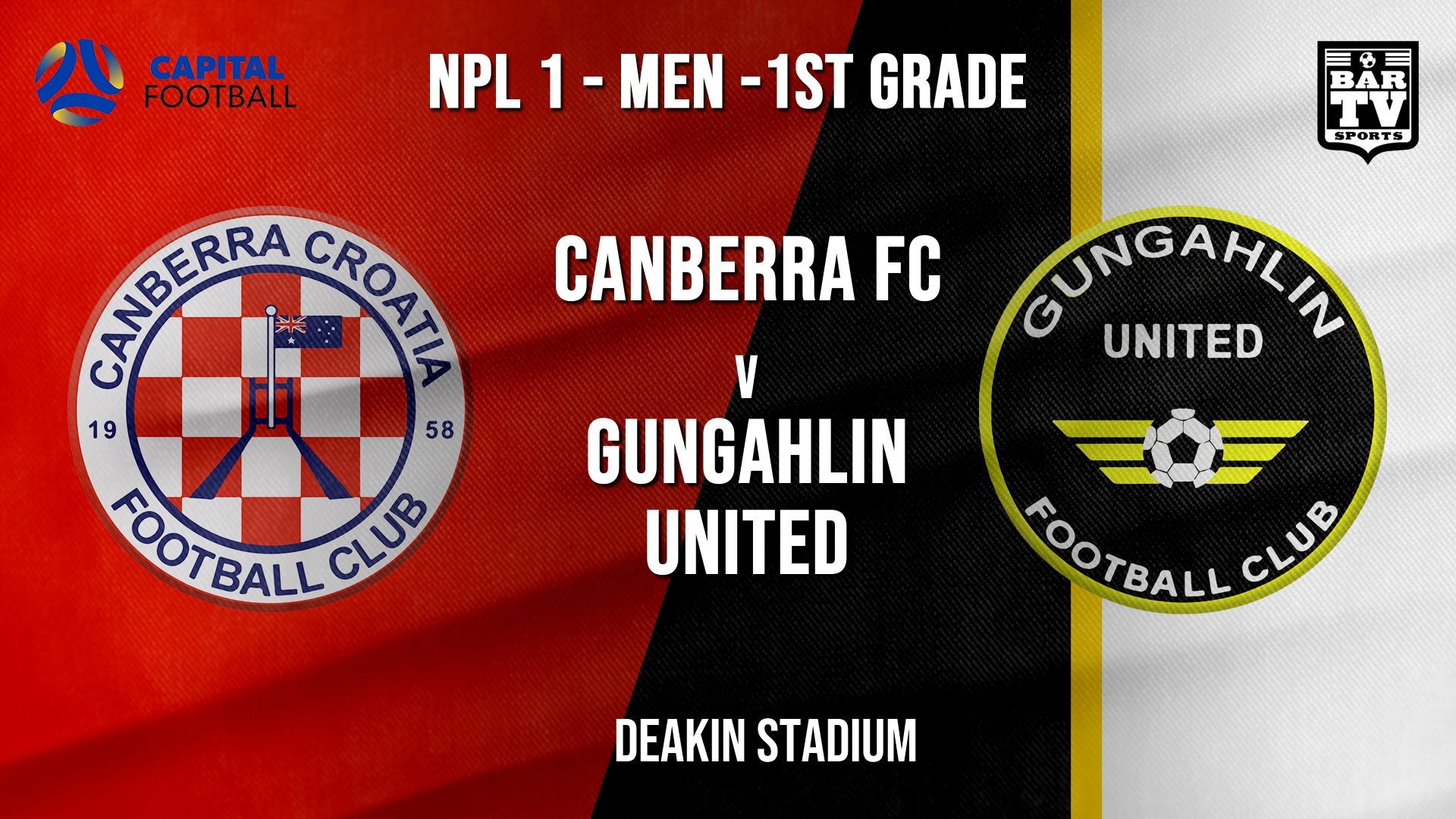 NPL - CAPITAL Canberra FC v Gungahlin United FC Slate Image