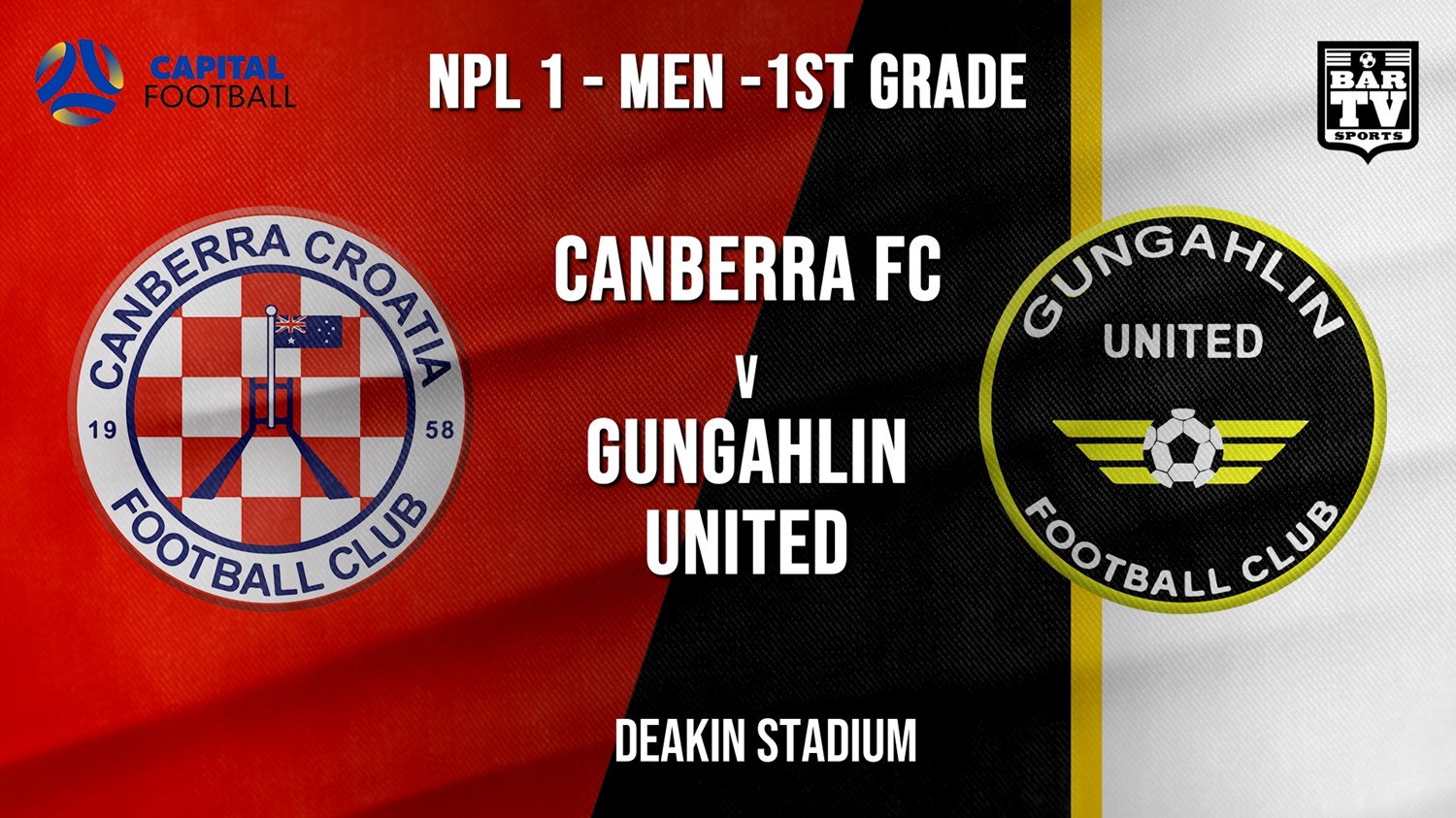 NPL - CAPITAL Canberra FC v Gungahlin United FC Minigame Slate Image
