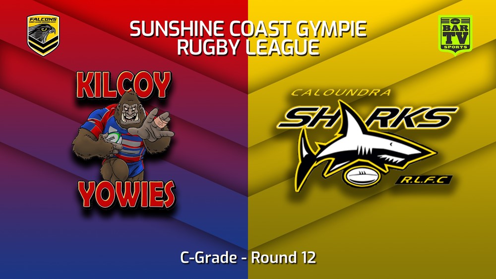 230708-Sunshine Coast RL Round 12 - C-Grade - Kilcoy Yowies v Caloundra Sharks Slate Image