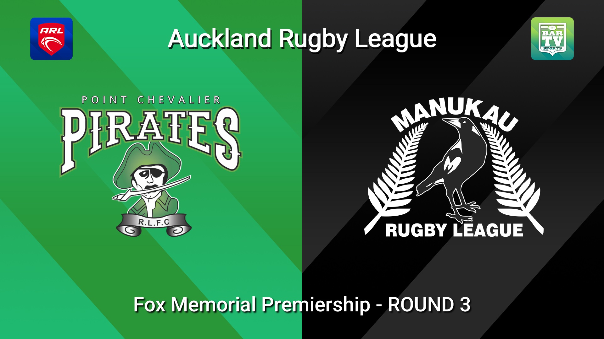260509-video-Auckland RL ROUND 3 - Fox Memorial Premiership - Pt Chevalier Pirates v Manukau Magpies Slate Image