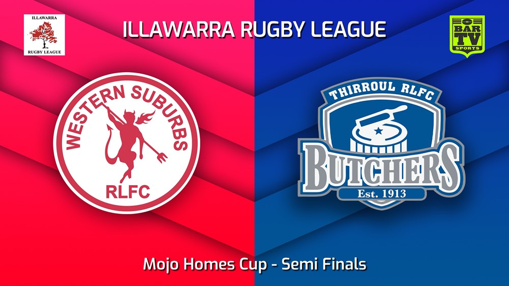 230819-Illawarra Semi Finals - Mojo Homes Cup - Western Suburbs Devils v Thirroul Butchers Minigame Slate Image