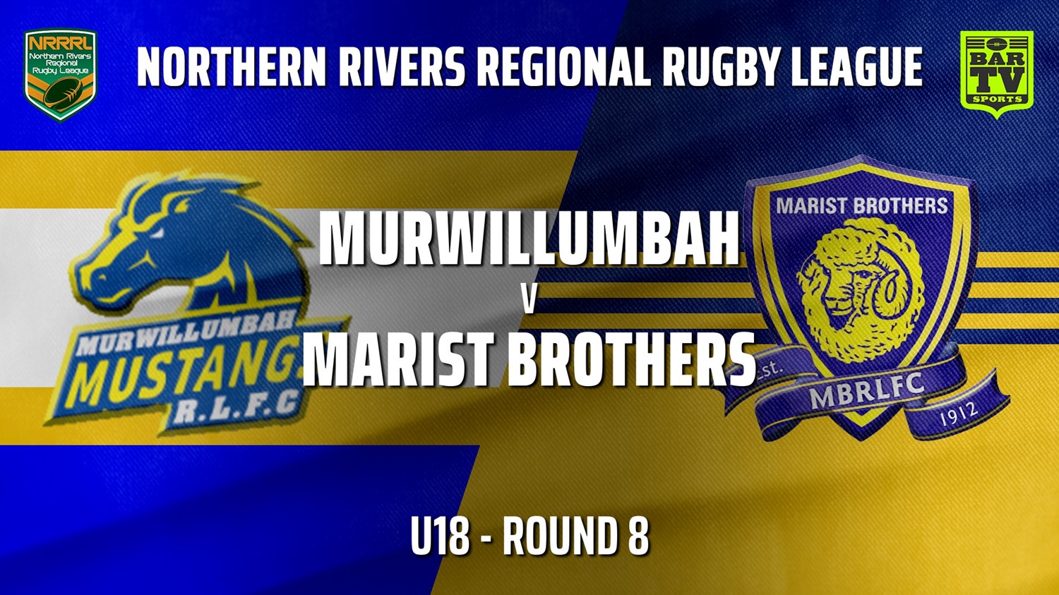210627-Northern Rivers Round 8 - U18 - Murwillumbah Mustangs v Lismore Marist Brothers Rams Slate Image
