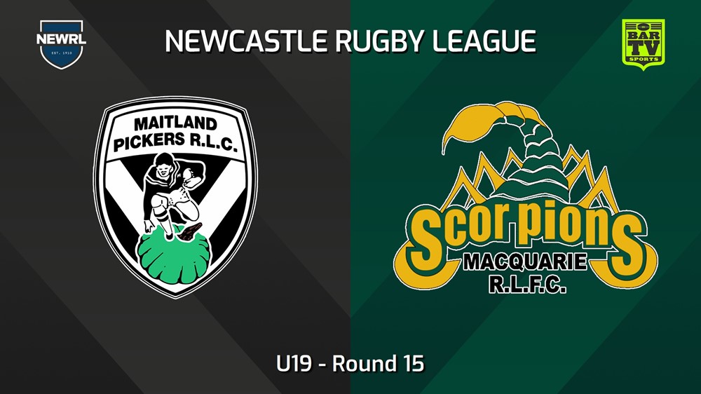 240727-video-Newcastle RL Round 15 - U19 - Maitland Pickers v Macquarie Scorpions Slate Image