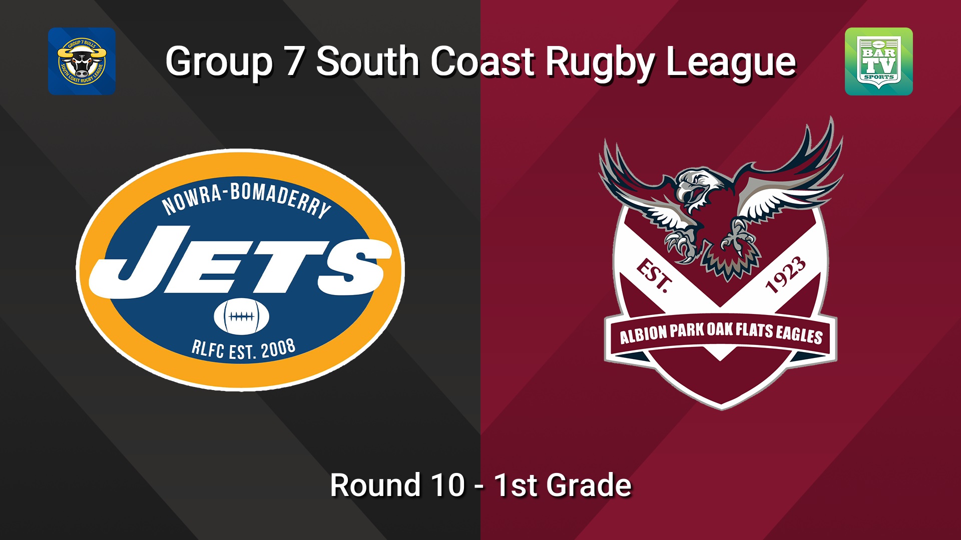 260621-video-South Coast Round 10 - 1st Grade - Nowra-Bomaderry  v Albion Park Oak Flats Slate Image