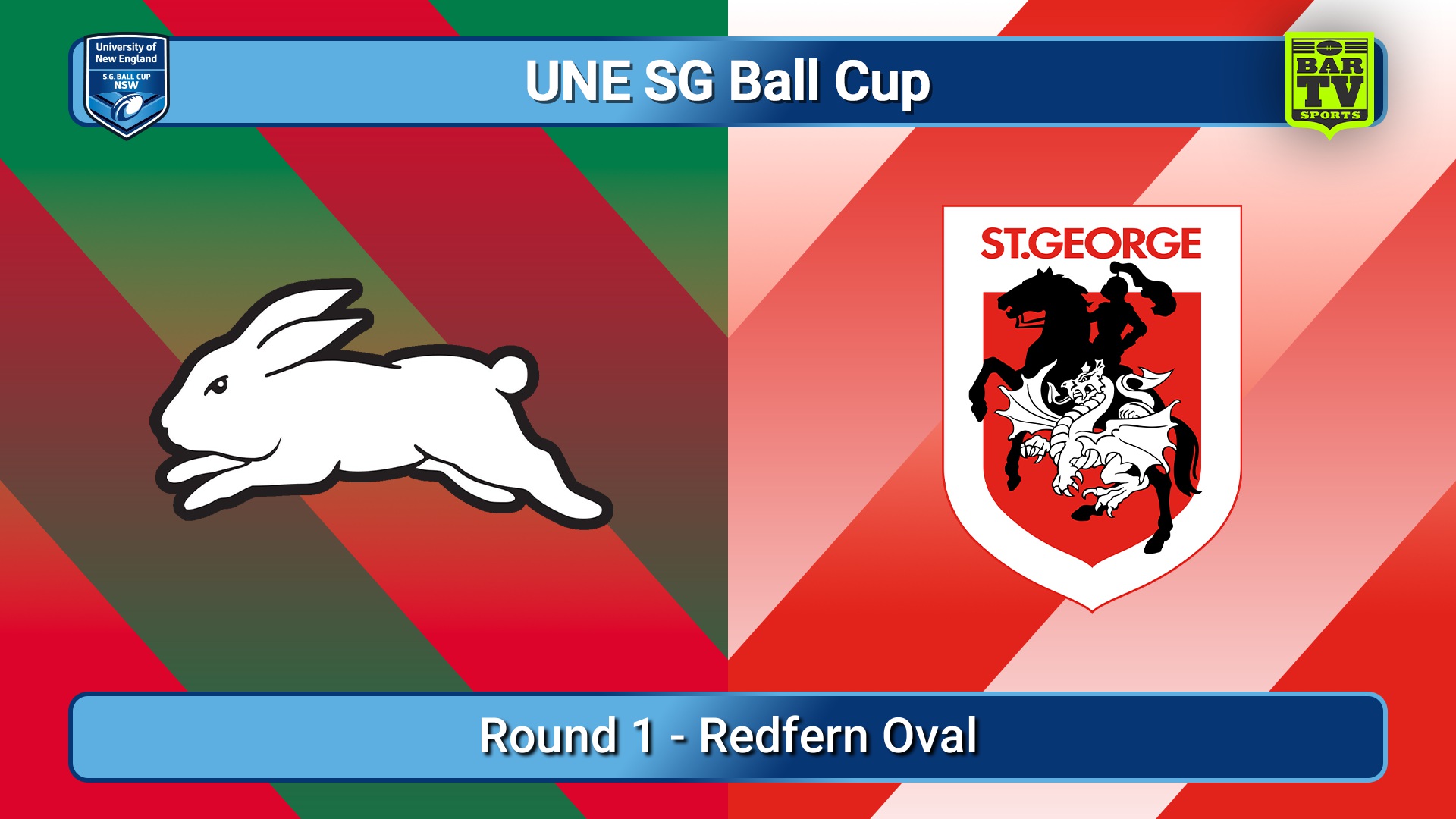 250201-video-UNE SG Ball Cup Round 1 - South Sydney Rabbitohs v St George Dragons Slate Image
