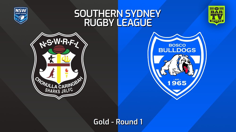 240413-video-S. Sydney Open Round 1 - Gold - Cronulla Caringbah v St John Bosco Bulldogs Slate Image