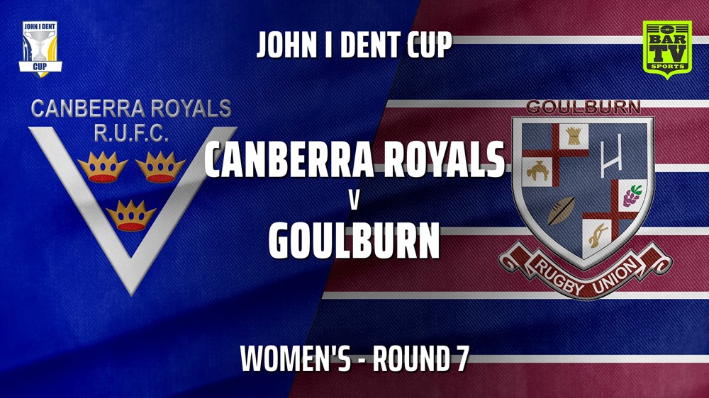 210605-John I Dent (ACT) Round 7 - Women's - Canberra Royals v Goulburn Minigame Slate Image