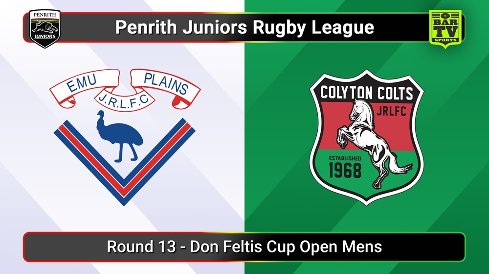 250709-video-Penrith & District Junior Rugby League Round 13 - Don Feltis Cup Open Mens - Emu Plains v Colyton Slate Image