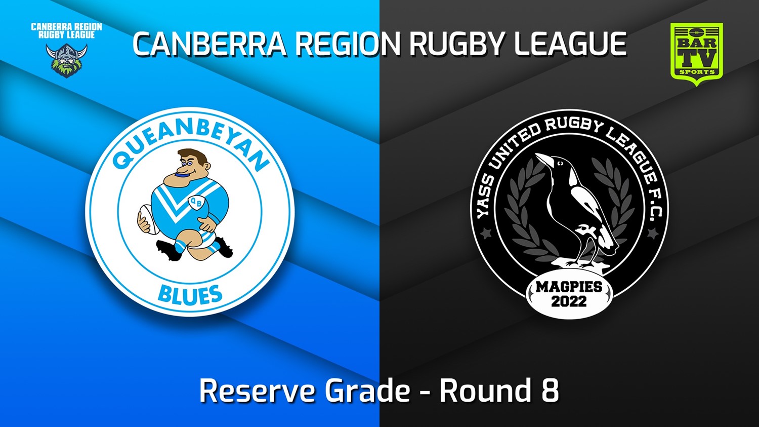 220604-Canberra Round 8 - Reserve Grade - Queanbeyan Blues v Yass Magpies Slate Image