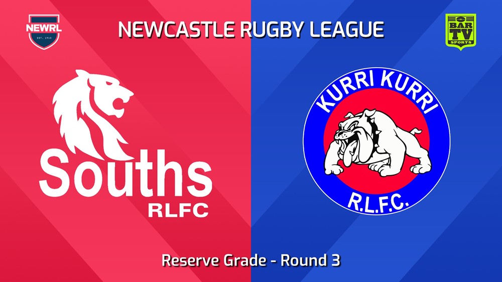 240425-video-Newcastle RL Round 3 - Reserve Grade - South Newcastle Lions v Kurri Kurri Bulldogs Slate Image