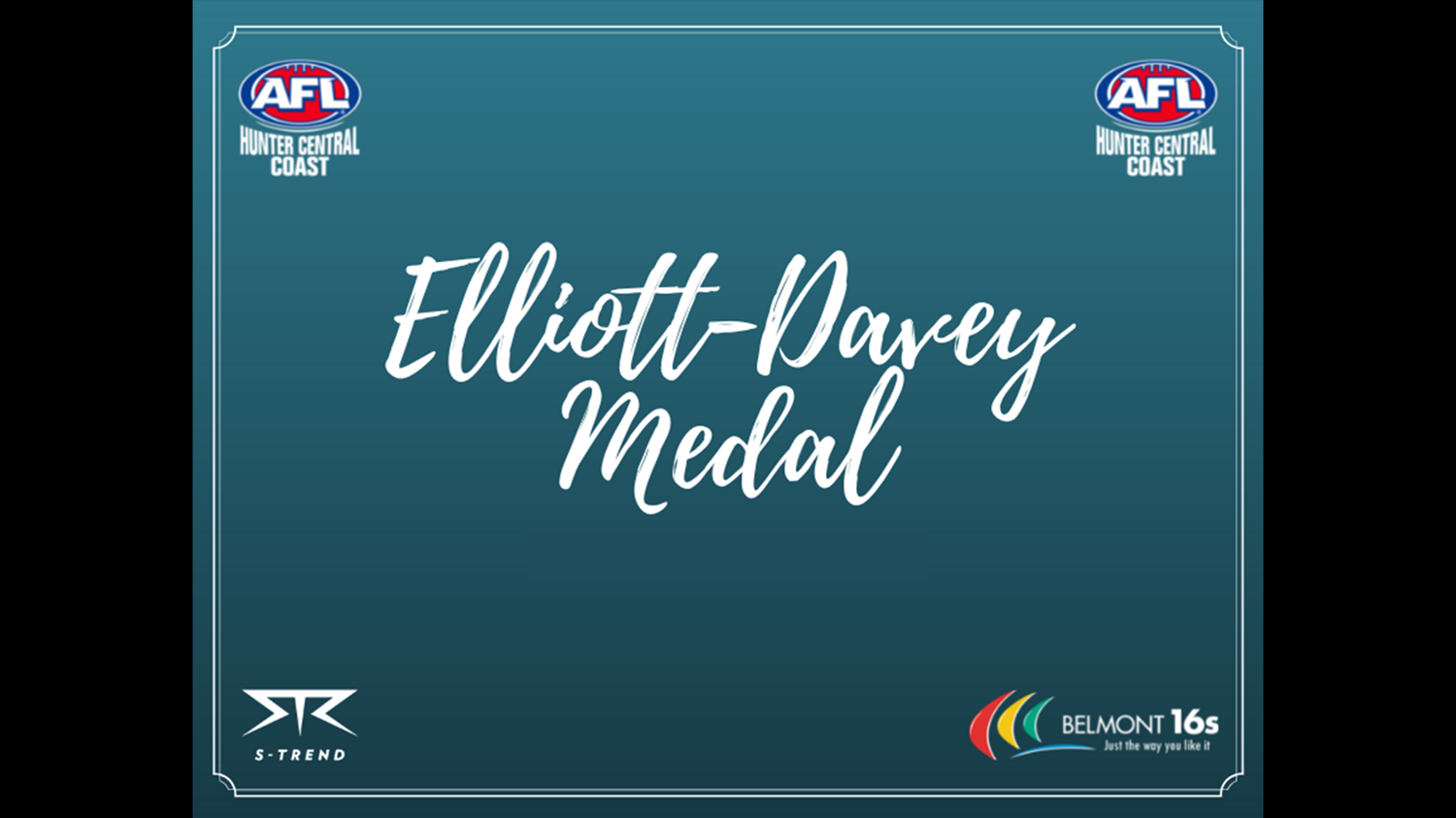 220914-AFL Hunter Central Coast 2022 Elliott-Davey Medal Slate Image