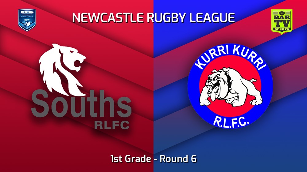 230429-Newcastle RL Round 6 - 1st Grade - South Newcastle Lions v Kurri Kurri Bulldogs Slate Image