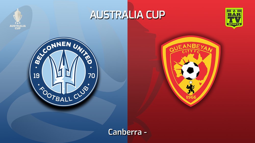 230305-Australia Cup Qualifying Canberra Belconnen United v Queanbeyan City SC Slate Image