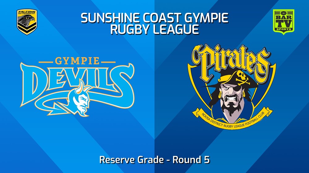 240504-video-Sunshine Coast RL Round 5 - Reserve Grade - Gympie Devils v Noosa Pirates Minigame Slate Image