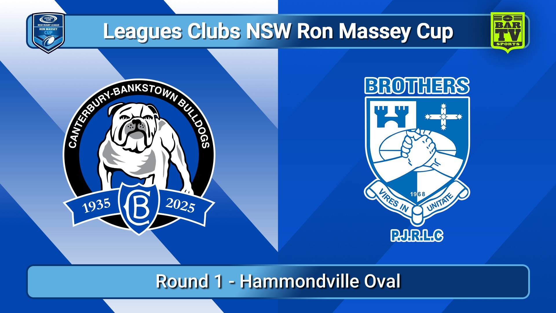 250315-video-Ron Massey Cup Round 1 - Canterbury-Bankstown Bulldogs v Brothers Slate Image
