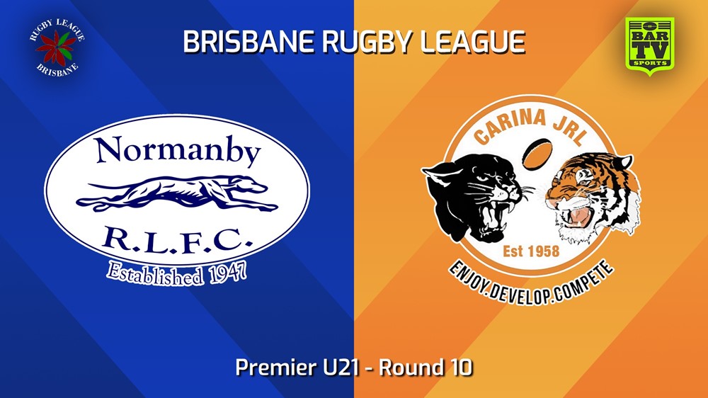240615-video-BRL Round 10 - Premier U21 - Normanby Hounds v Carina Juniors Slate Image