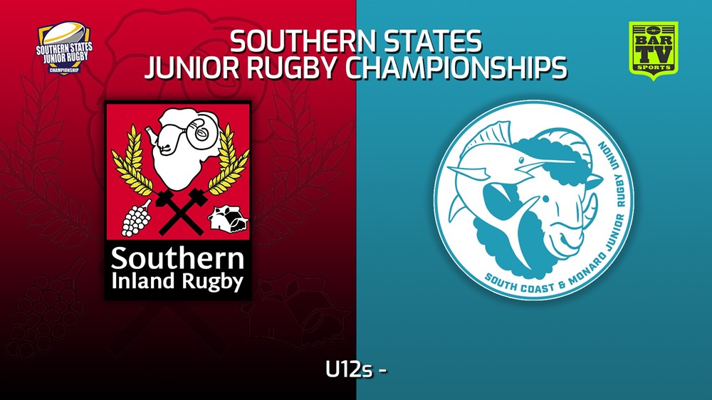 230712-Southern States Junior Rugby Championships U12s - Southern Inland v South Coast-Monaro Minigame Slate Image