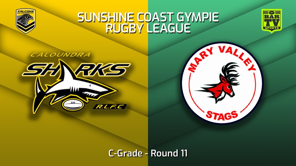230624-Sunshine Coast RL Round 11 - C-Grade - Caloundra Sharks v Mary Valley Stags Minigame Slate Image