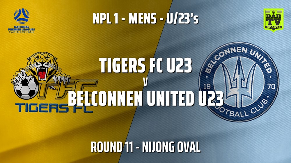 210627-Capital NPL U23 Round 11 - Tigers FC U23 v Belconnen United U23 Minigame Slate Image