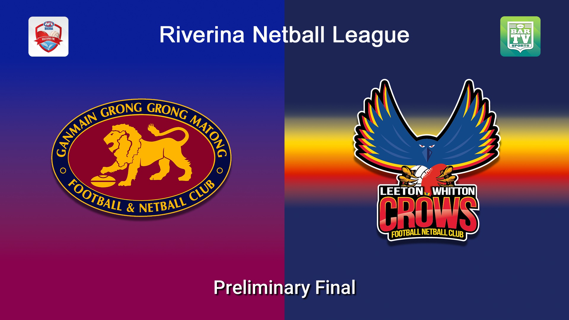 260906-video-Riverina Netball League Preliminary Final - Under 17’s - GGGM Lions v Leeton Whitton Crows Slate Image
