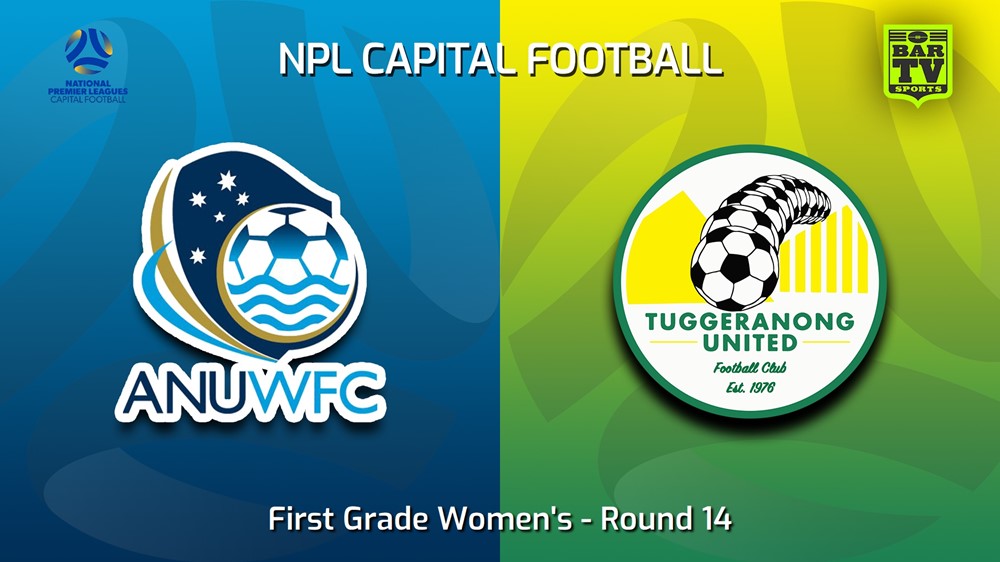 230713-Capital Womens Round 14 - ANU WFC (women) v Tuggeranong United FC (women) Slate Image