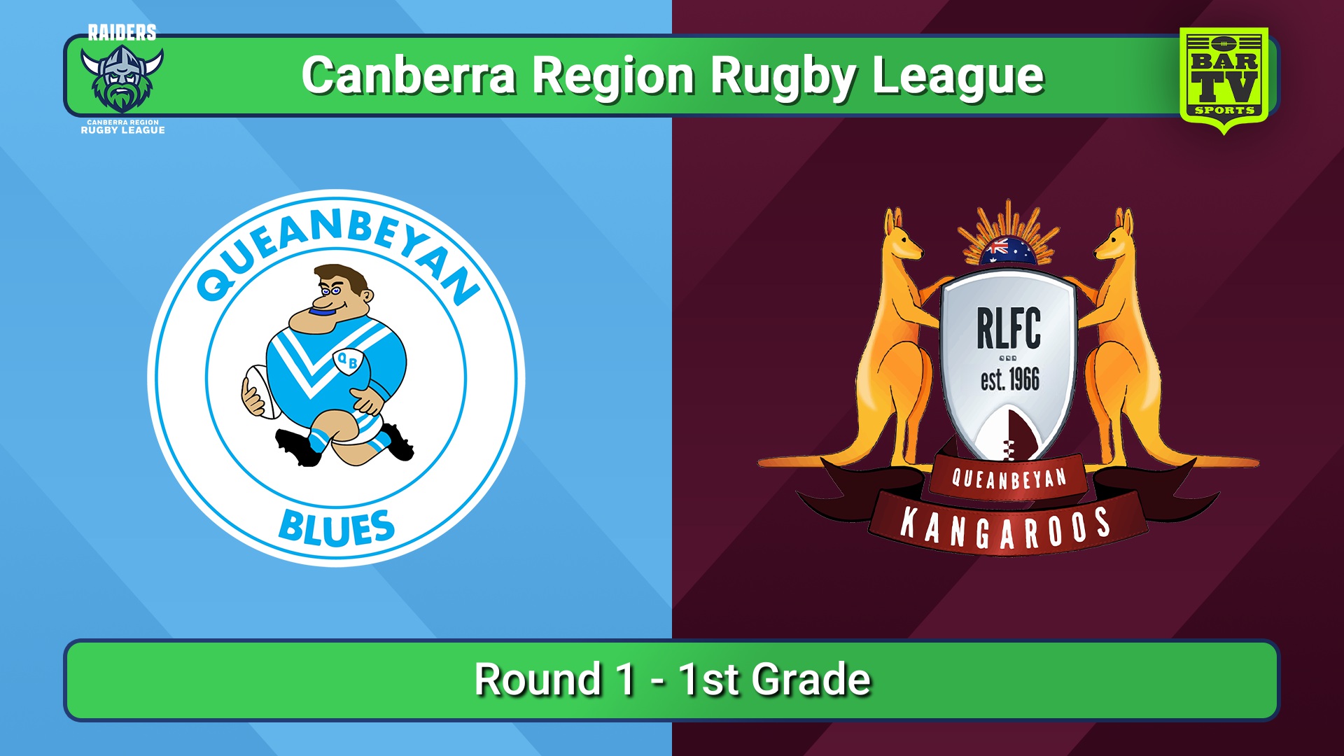 250405-video-Canberra Round 1 - 1st Grade - Queanbeyan Blues v Queanbeyan Kangaroos Slate Image