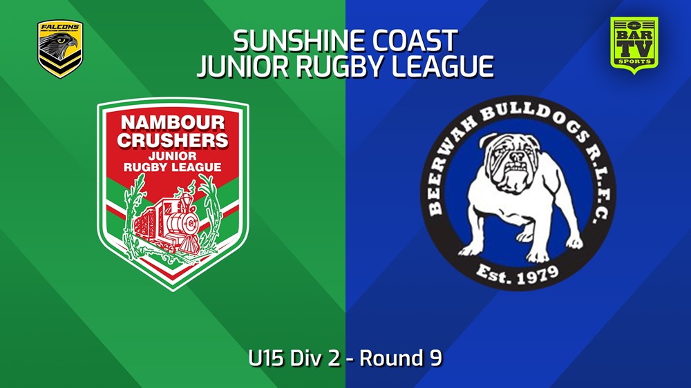 240531-video-Sunshine Coast Junior Rugby League Round 9 - U15 Div 2 - Nambour Crushers JRL v Beerwah Bulldogs JRL Minigame Slate Image