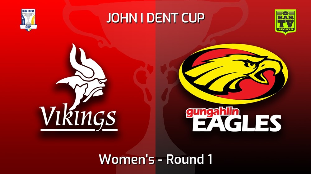 MINI GAME: John I Dent (ACT) Round 1 - Women's - Tuggeranong Vikings v Gungahlin Eagles Slate Image