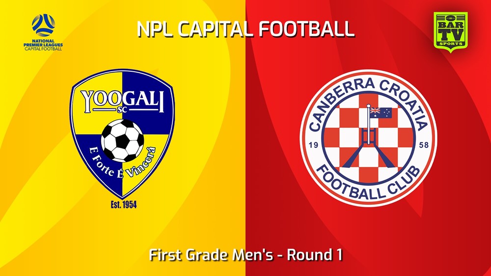 240407-Capital NPL Round 1 - Yoogali SC v Canberra Croatia FC Minigame Slate Image