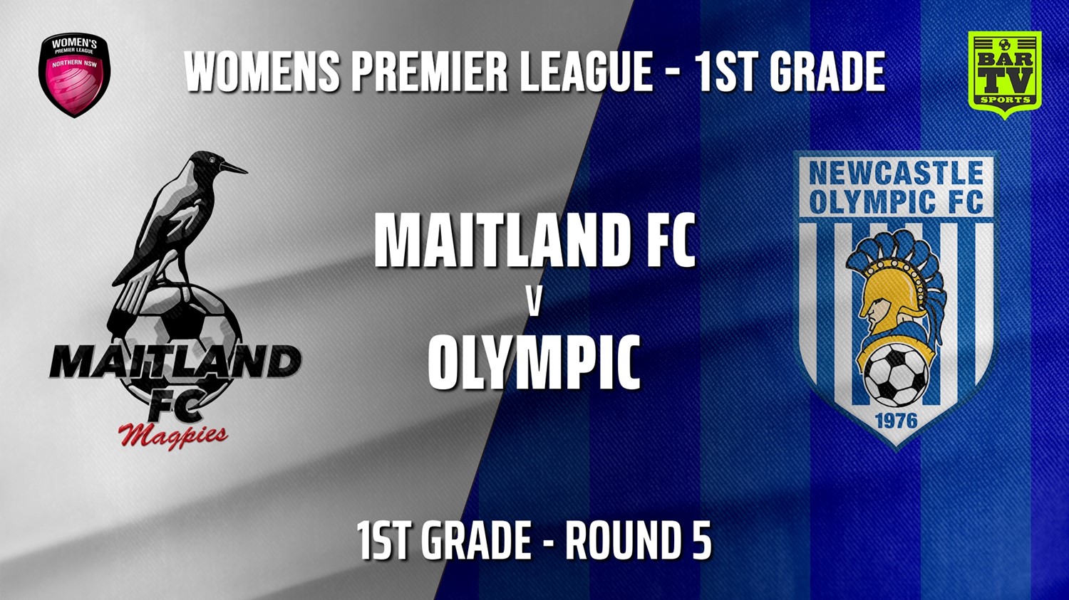 210430-Herald Women’s Premier League Round 5 - 1st Grade - Maitland FC (women) v Newcastle Olympic (Women's) Slate Image