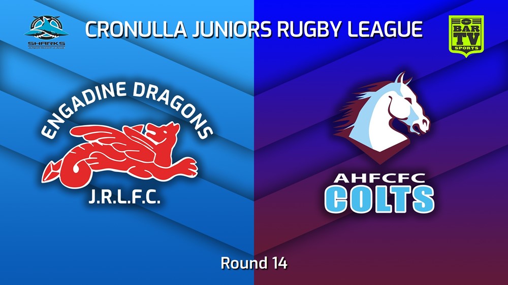 230729-Cronulla Juniors Round 14 - U14 Girls Tackle - Engadine Dragons v Aquinas Colts Minigame Slate Image