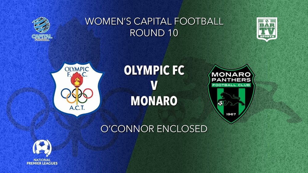 NPL Women - Capital Round 10 - Canberra Olympic FC v Monaro Panthers Slate Image