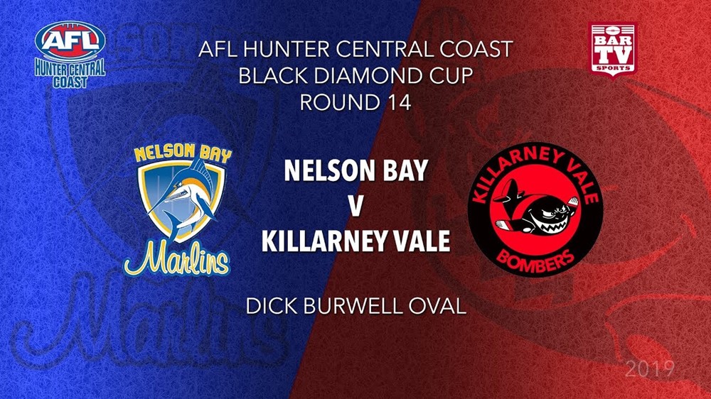 AFL HCC Round 14 - Cup - Nelson Bay v Killarney Vale Bombers Slate Image
