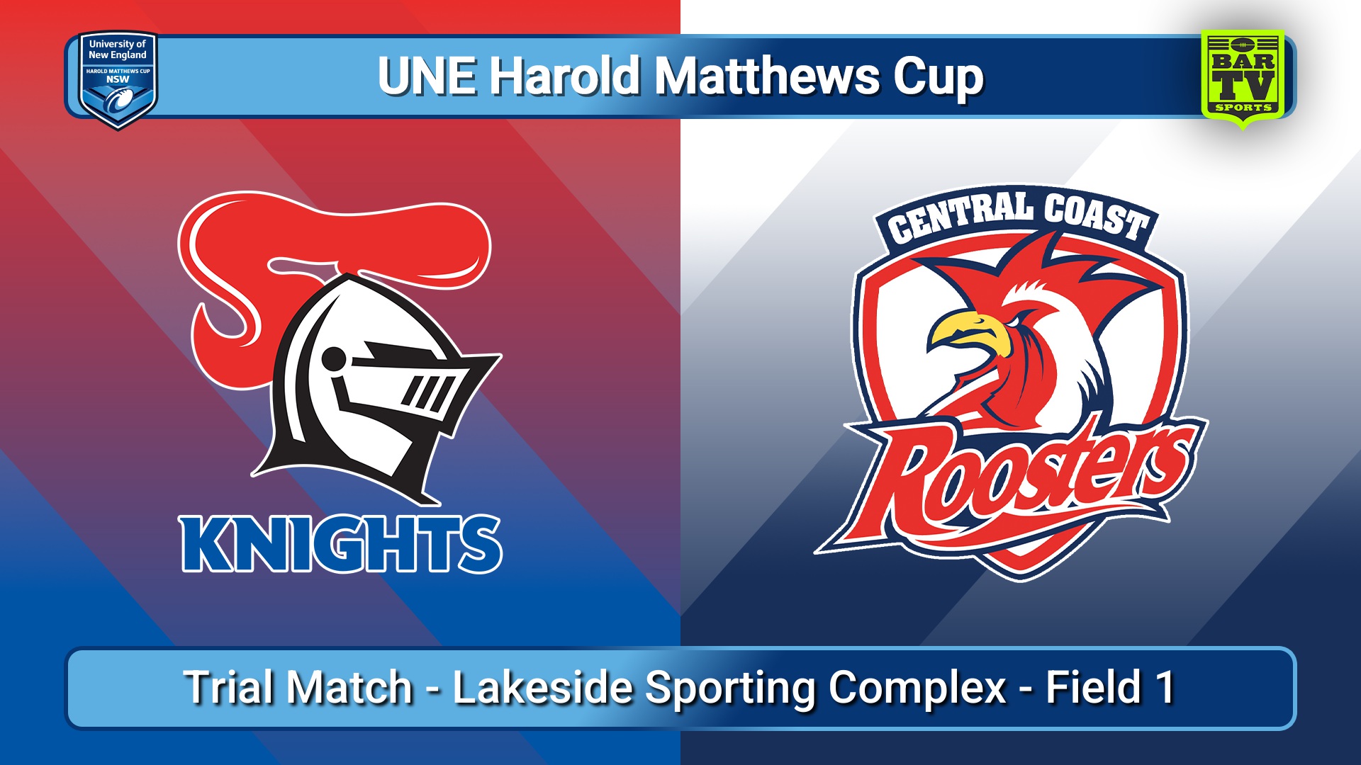 251220-video-UNE Harold Matthews Cup Trial Match - Newcastle Knights v Central Coast Roosters Minigame Slate Image