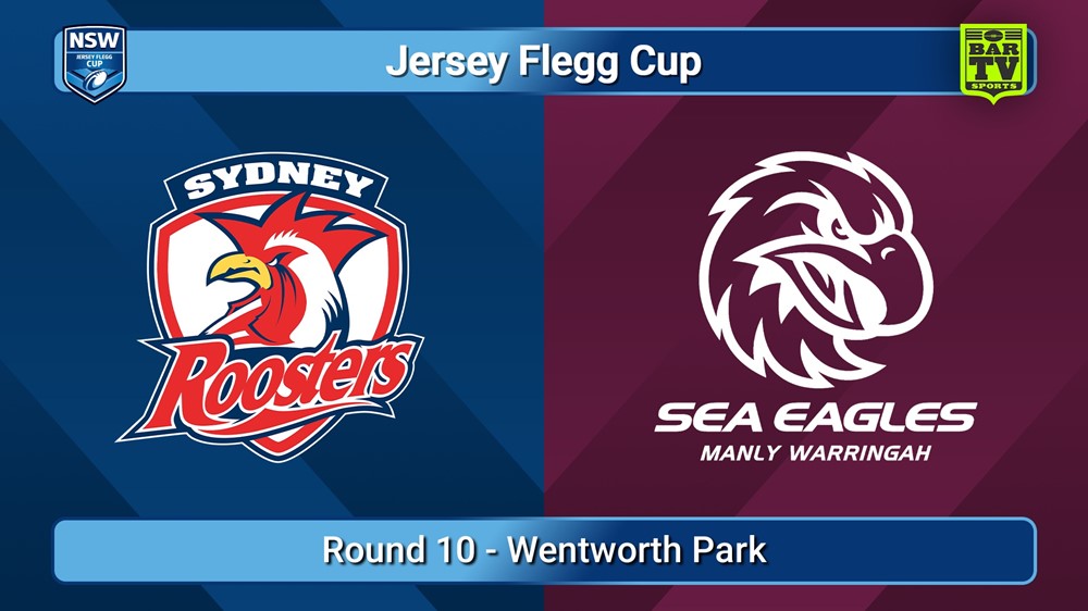 250511-video-Jersey Flegg Cup Round 10 - Sydney Roosters v Manly Warringah Sea Eagles Slate Image