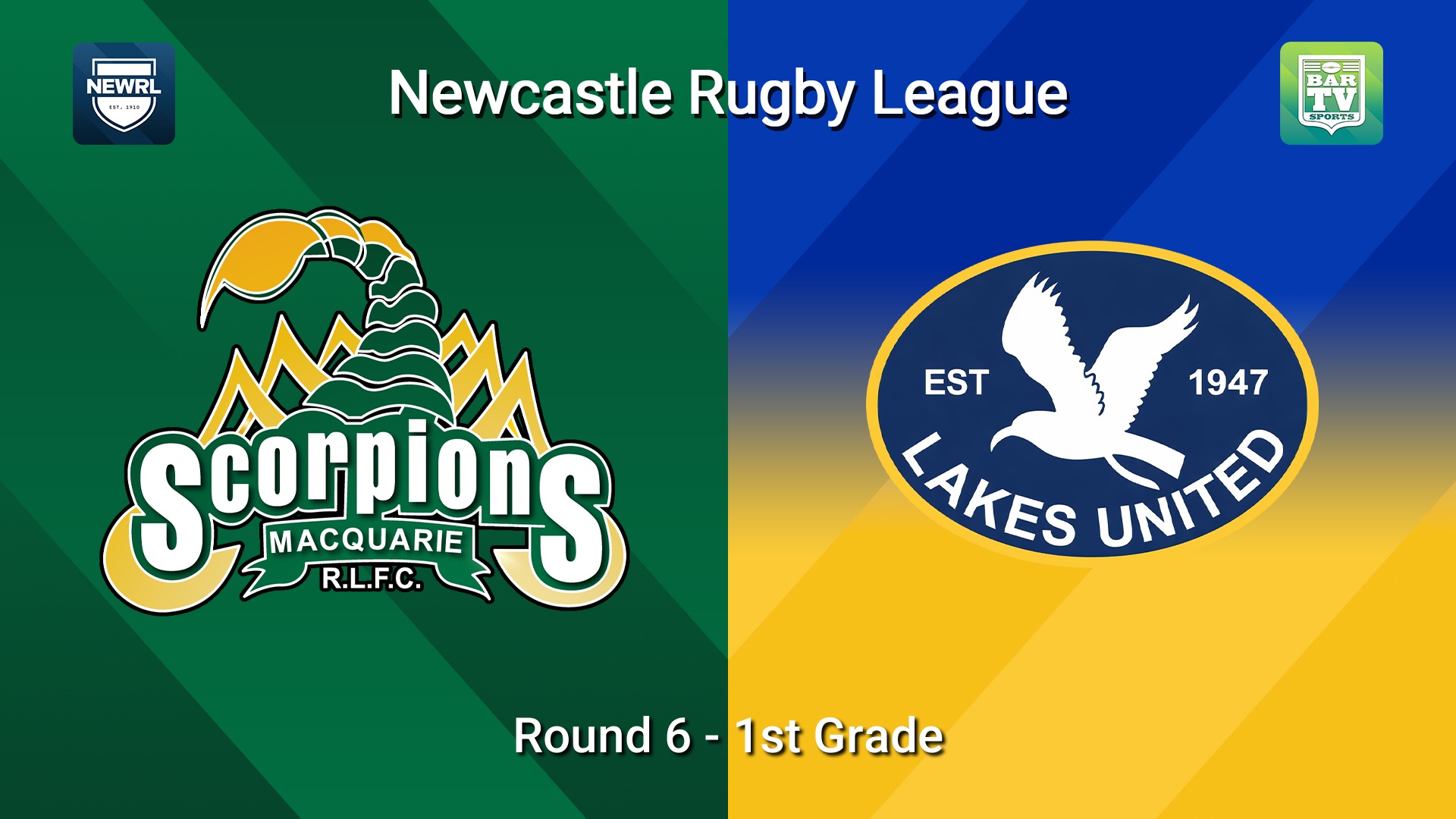 260523-video-Newcastle RL Round 6 - 1st Grade - Macquarie Scorpions v Lakes United Seagulls Slate Image