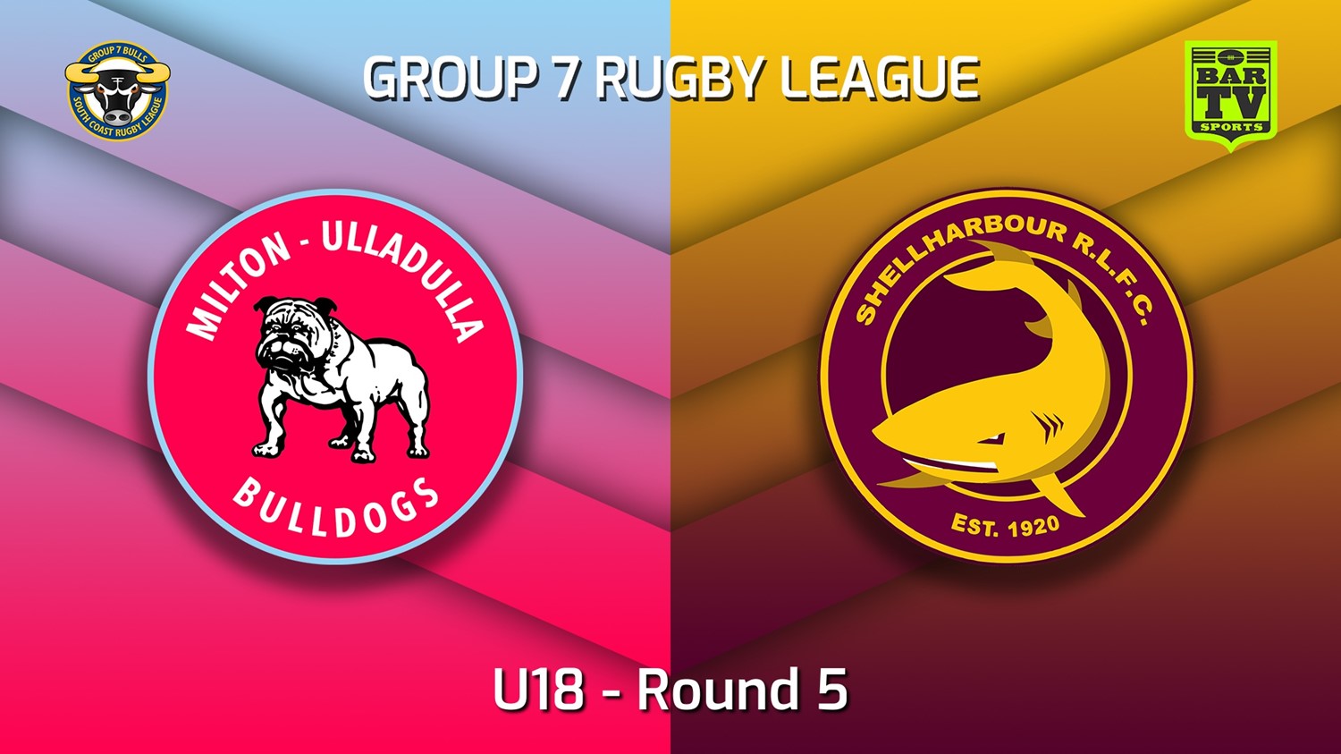 220611-South Coast Round 5 - U18 - Milton-Ulladulla Bulldogs v Shellharbour Sharks Slate Image