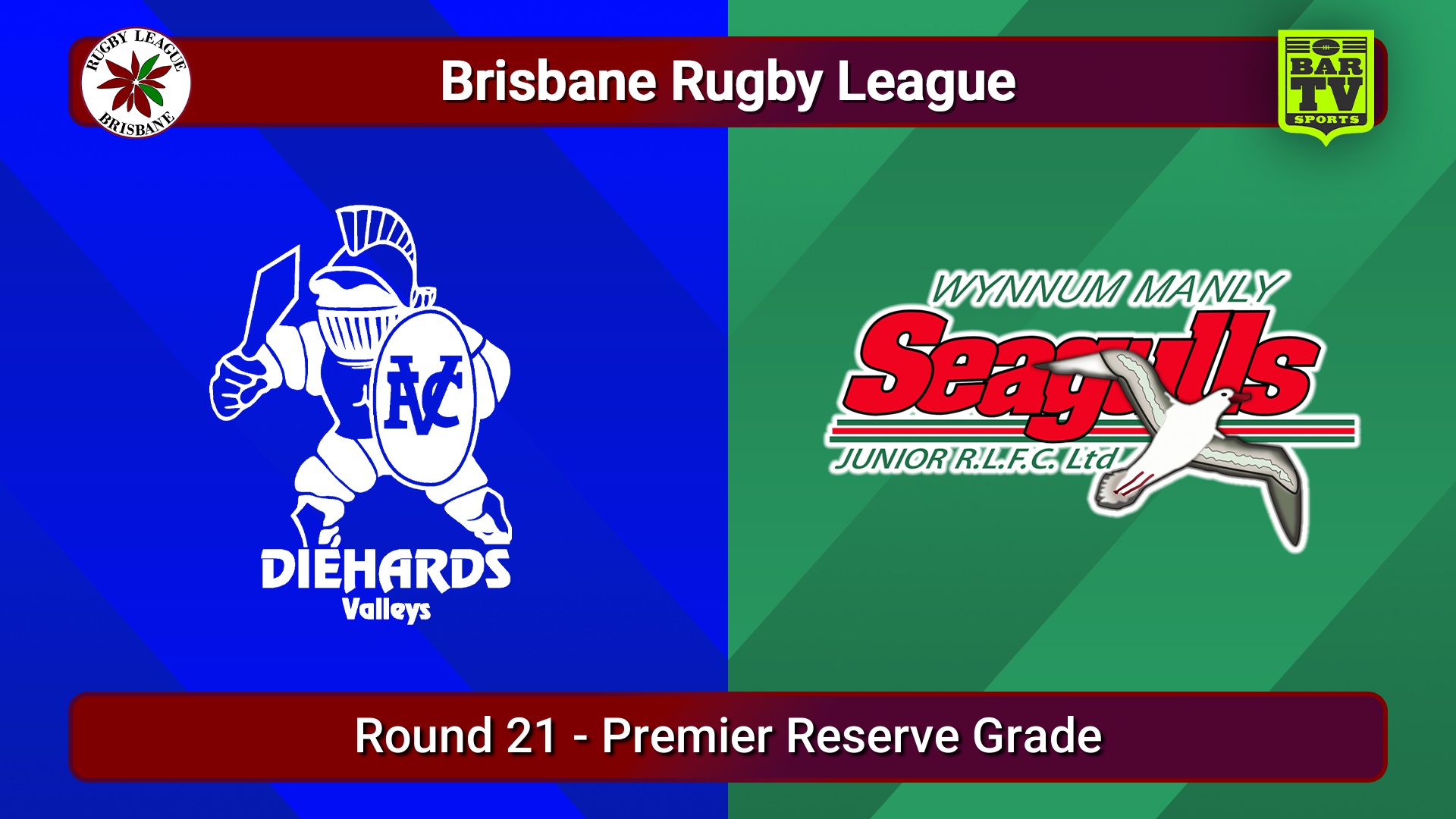 250823-video-BRL Round 21 - Premier Reserve Grade - Valleys Diehards v Wynnum Manly Seagulls Juniors Slate Image