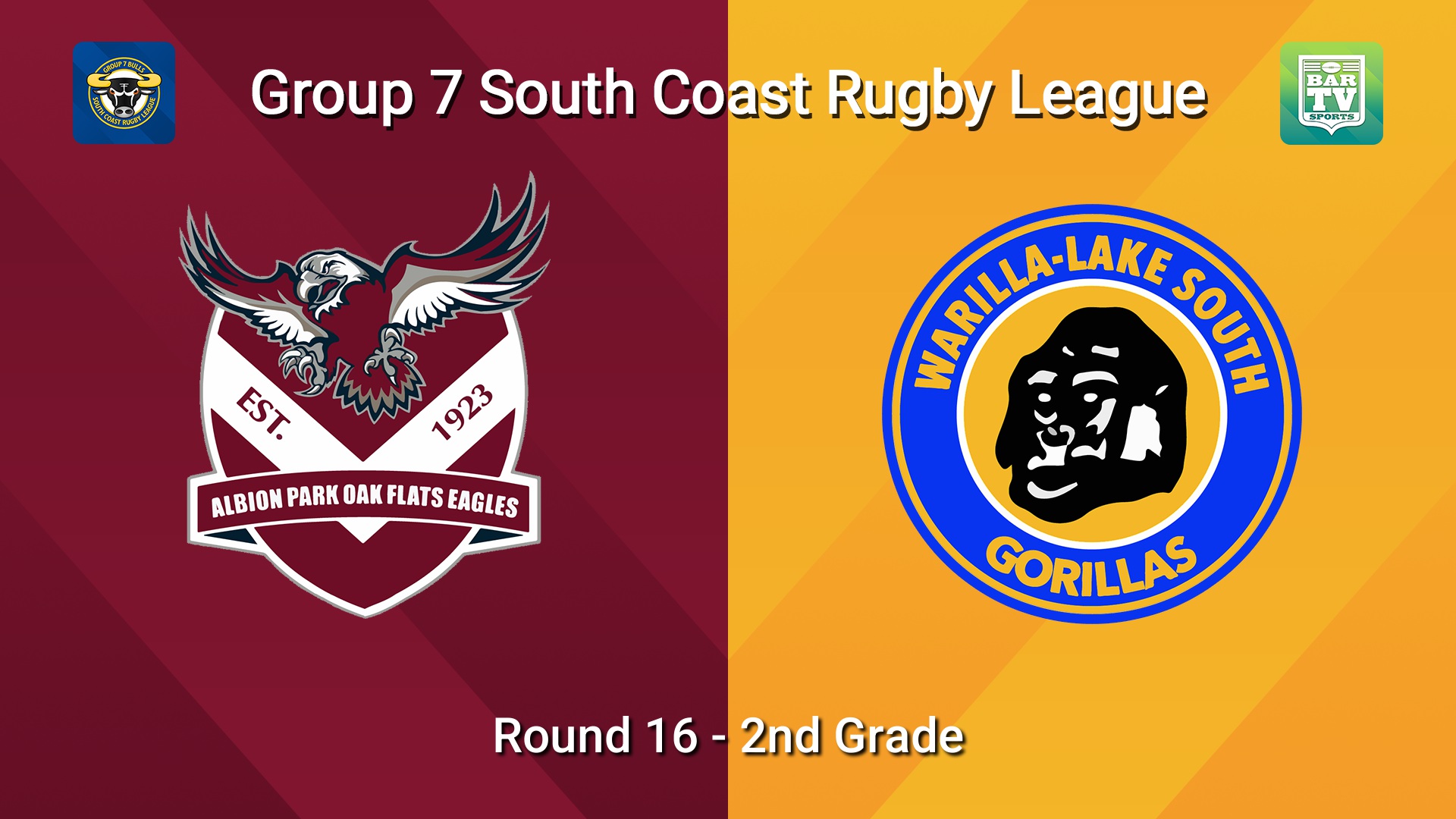 260823-video-South Coast Round 16 - 2nd Grade - Albion Park Oak Flats v Warilla-Lake South Slate Image