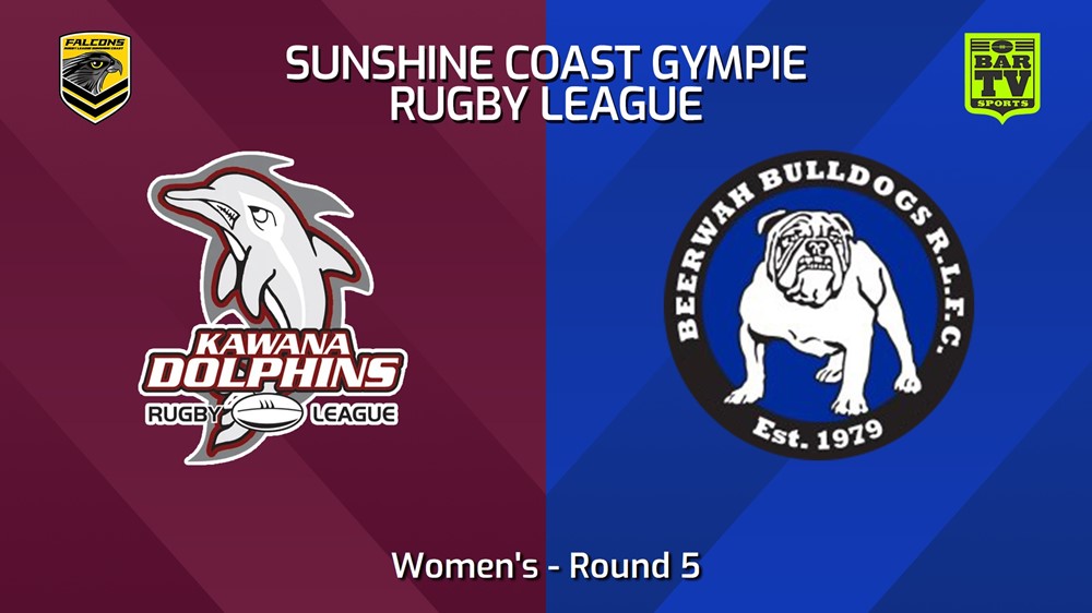240421-video-Sunshine Coast RL Round 5 - Women's - Kawana Dolphins v Beerwah Bulldogs Slate Image