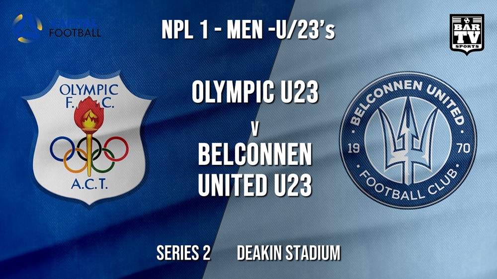 NPL1 Men - U23 - Capital Football  Series 2 - Canberra Olympic U23 v Belconnen United U23 Slate Image