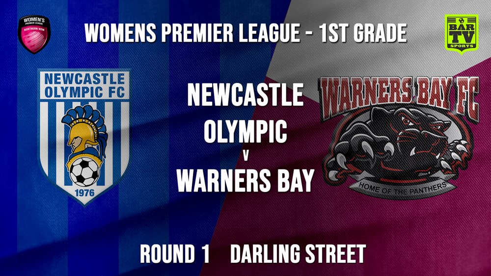 Herald Women’s Premier League Round 1 - 1st Grade - Newcastle Olympic FC v Warners Bay FC Slate Image