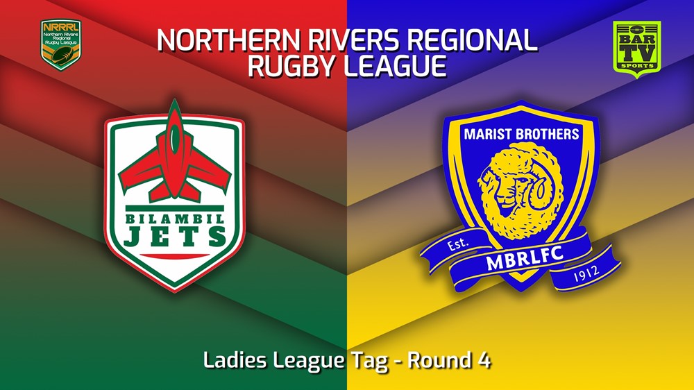 230507-Northern Rivers Round 4 - Ladies League Tag - Bilambil Jets v Lismore Marist Brothers Slate Image